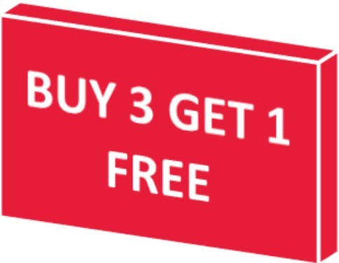 Buy 3 Get 1 Free