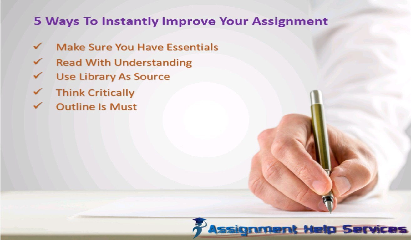 5 Ways To Instantly Improve Your Assignment