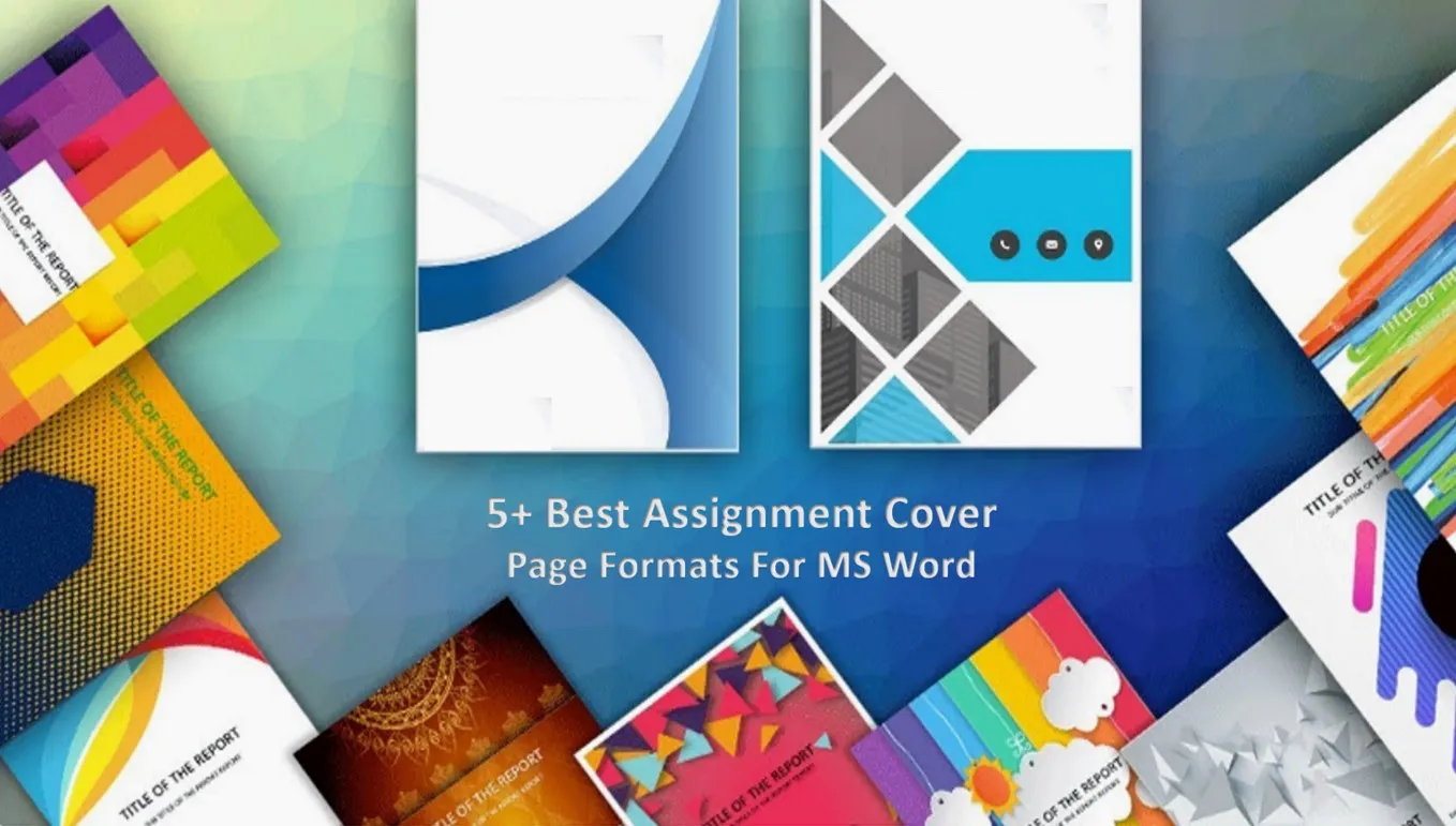 Best Assignment Cover Page Formats for MS Word